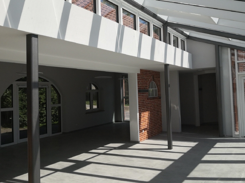 Innenarchitektur Glasüberdachung